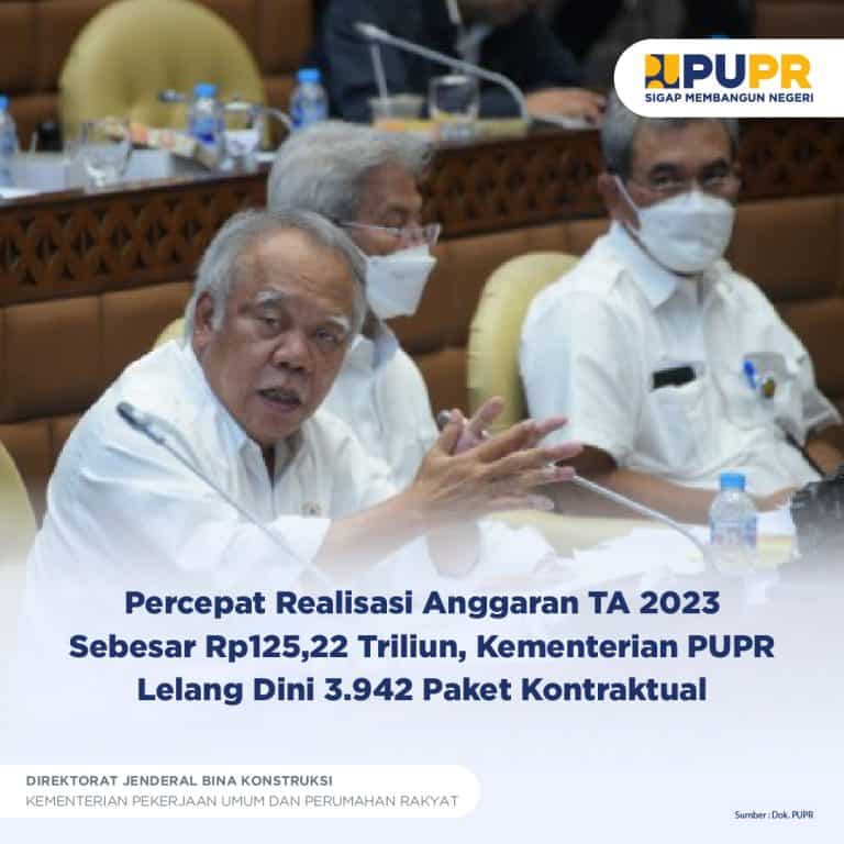 Percepat Realisasi Anggaran TA 2023 Sebesar Rp125,22 Triliun ...