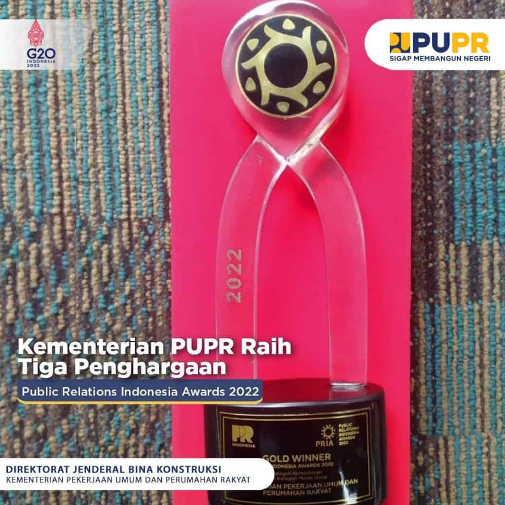 Kementerian PUPR Raih Tiga Penghargaan Public Relation Indonesia Award ...