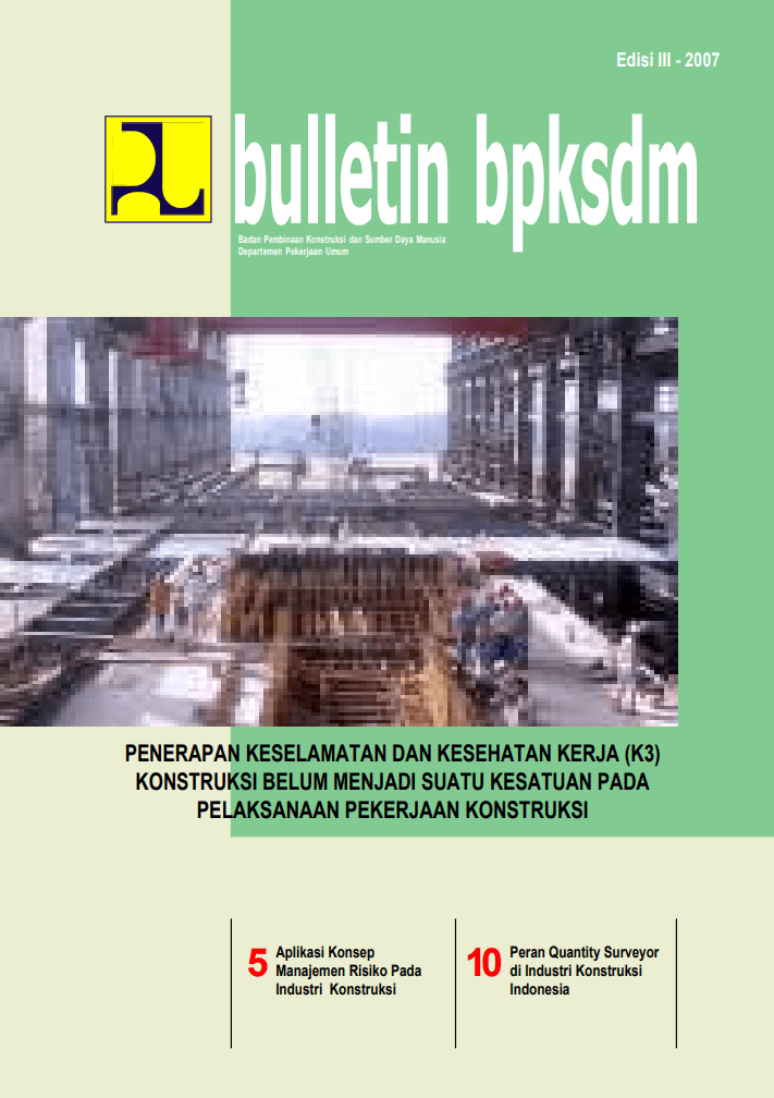 Buletin Tahun 2007 - Edisi 3 - Direktorat Jenderal Bina Konstruksi