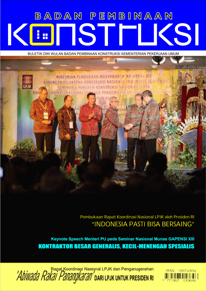 Buletin Tahun 2014 - Edisi 1 - Direktorat Jenderal Bina Konstruksi