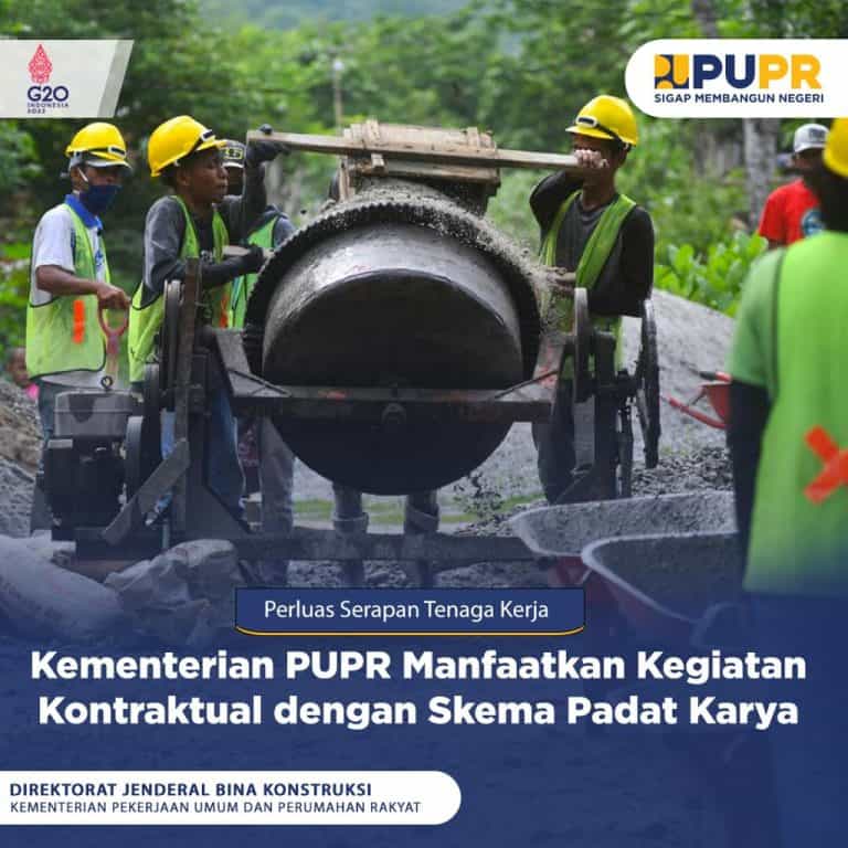 Kementerian PUPR Manfaatkan Kegiatan Kontraktual Dengan Skema Padat ...