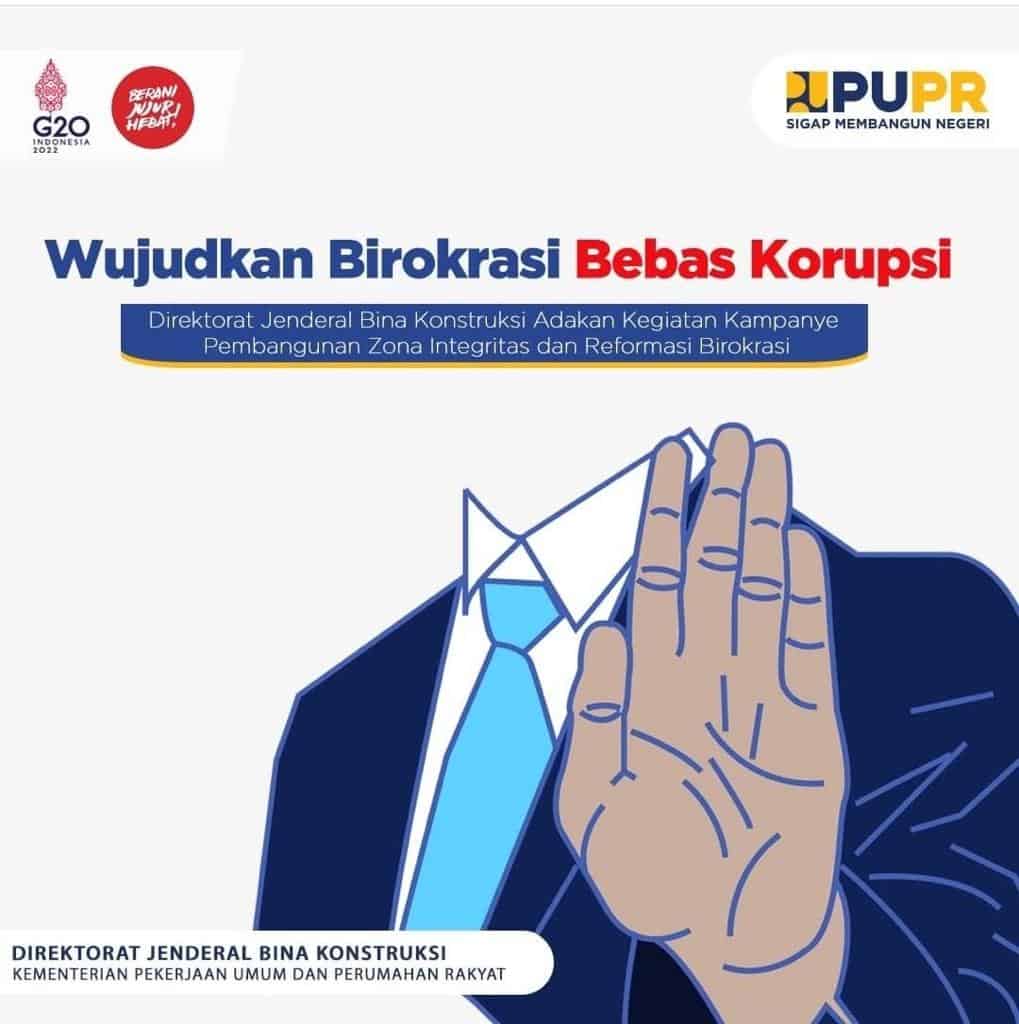 Wujudkan Birokrasi Yang Bebas Korupsi, Direktorat Jenderal Bina ...