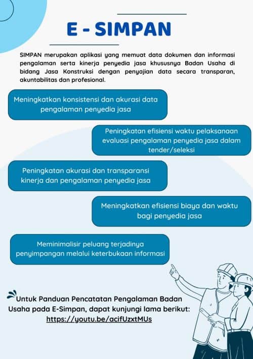 E-SIMPAN - Direktorat Jenderal Bina Konstruksi